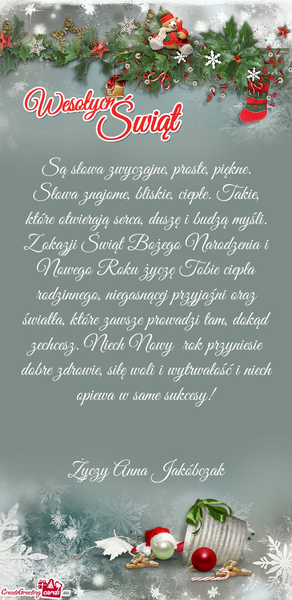 Są słowa zwyczajne, proste, piękne. Słowa znajome, bliskie, ciepłe. Takie, które otwierają se