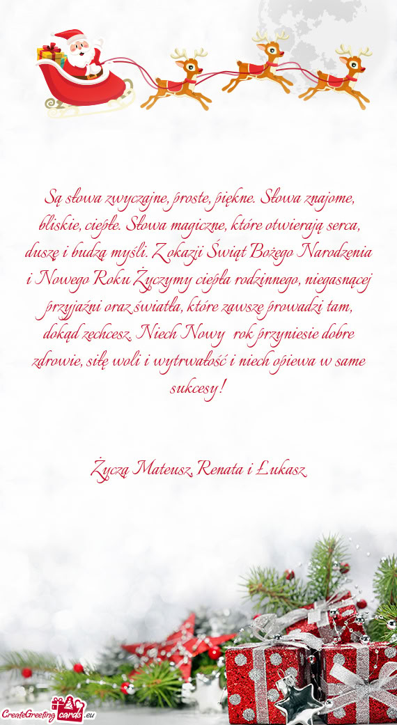 Są słowa zwyczajne, proste, piękne. Słowa znajome, bliskie, ciepłe.