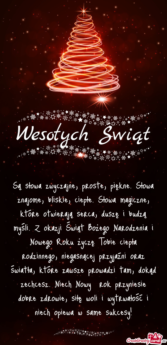 Są słowa zwyczajne, proste, piękne. Słowa znajome, bliskie, ciepłe.