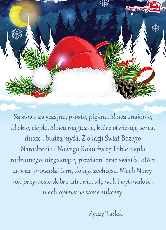 Są słowa zwyczajne, proste, piękne. Słowa znajome, bliskie, ciepłe.