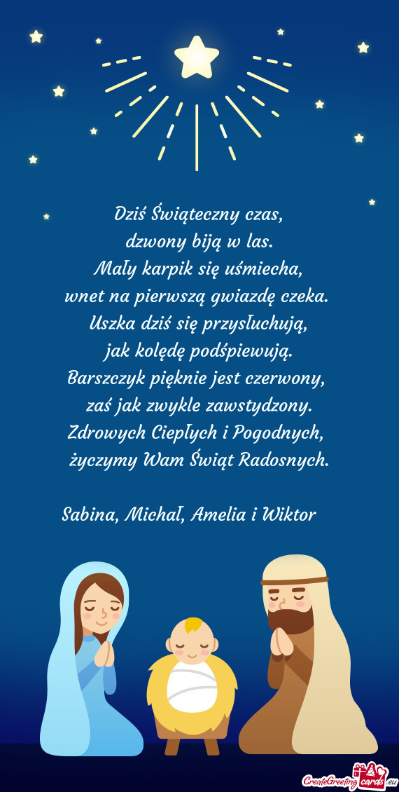 Sabina, Michał, Amelia i Wiktor 🌲