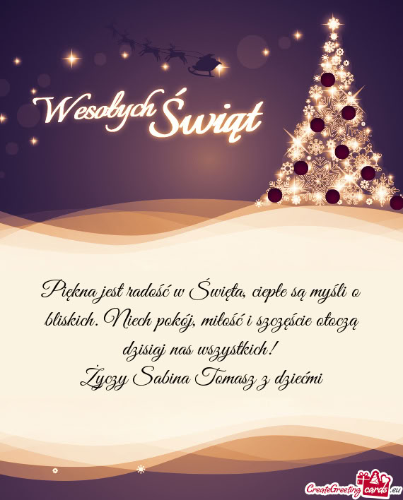 Sabina Tomasz z dziećmi