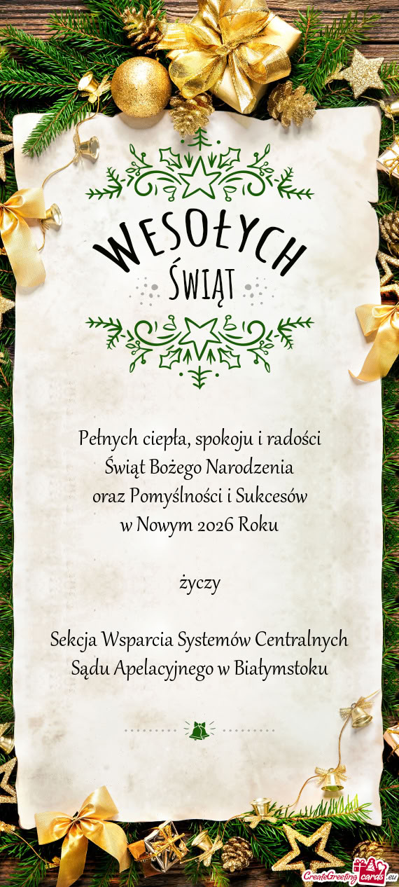 Sądu Apelacyjnego w Białymstoku