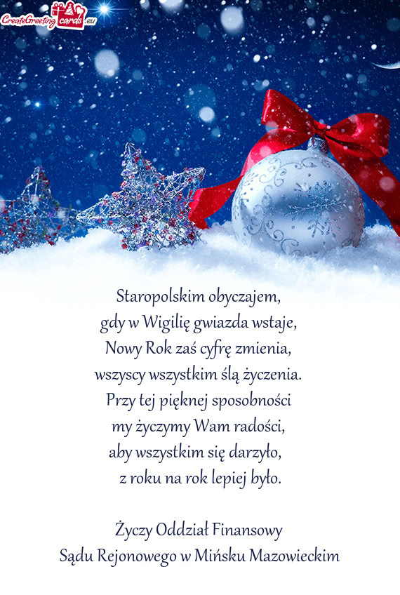 Sądu Rejonowego w Mińsku Mazowieckim