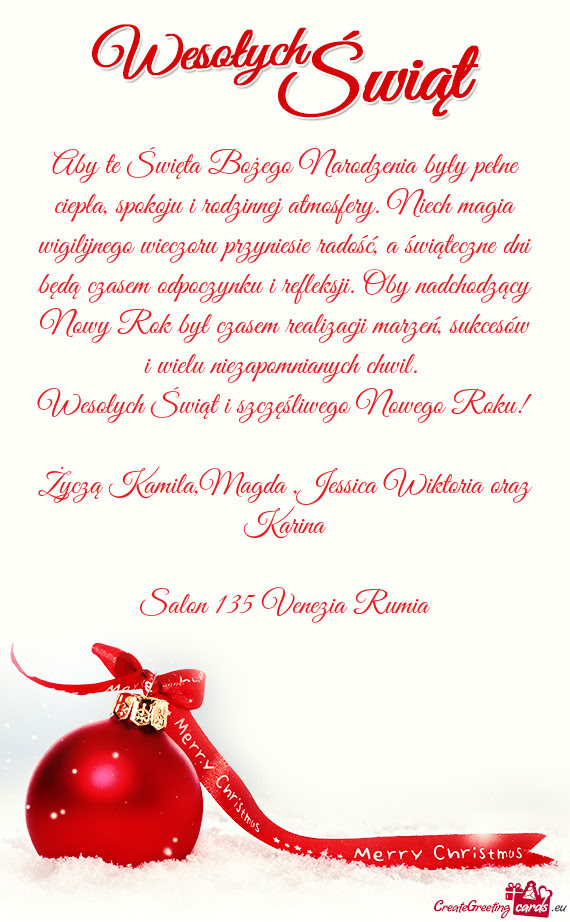 Salon 135 Venezia Rumia