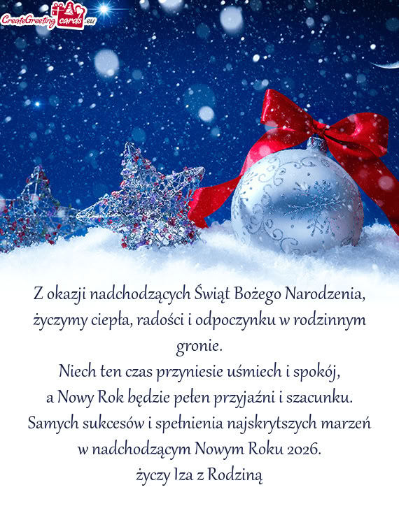 Samych sukcesów i spełnienia najskrytszych marzeń