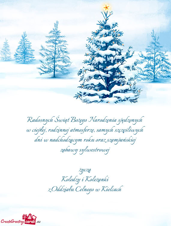 Samych szczęśliwych dni w nadchodzącym roku oraz szampańskiej zabawy sylwestrowej  życzą