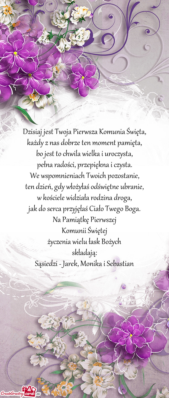 Sąsiedzi - Jarek, Monika i Sebastian