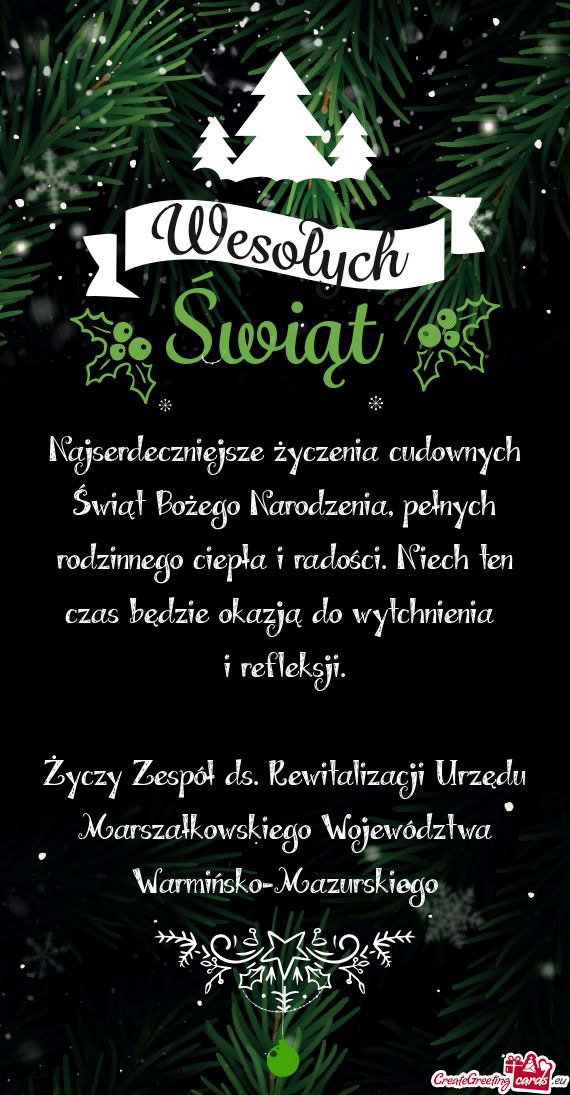 Ści. Niech ten czas będzie okazją do wytchnienia