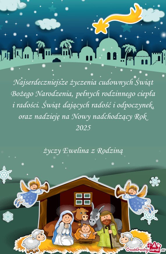 Ści. Świąt dających radość i odpoczynek, oraz nadzieję na Nowy nadchodzący Rok 2025