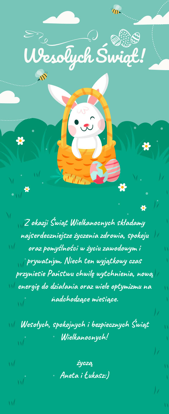 Ści w życiu zawodowym i prywatnym. Niech ten wyjątkowy czas przyniesie Państwu chwilę wytchnien