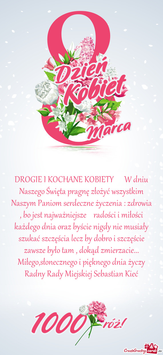 Ście nigdy nie musiały szukać szczęścia lecz by dobro i szczęście zawsze było tam , dokąd z