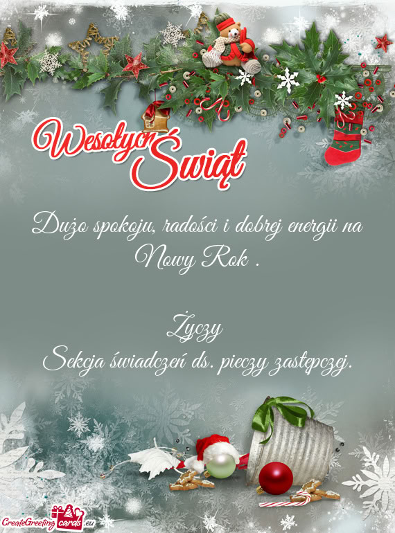 Sekcja świadczeń ds. pieczy zastępczej