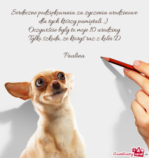 Serdeczne podziękowania za życzenia urodzinowe dla tych którzy pamiętali ;) Oczywiście byly t