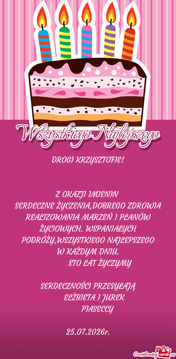 SERDECZNE ŻYCZENIA,DOBREGO ZDROWIA
