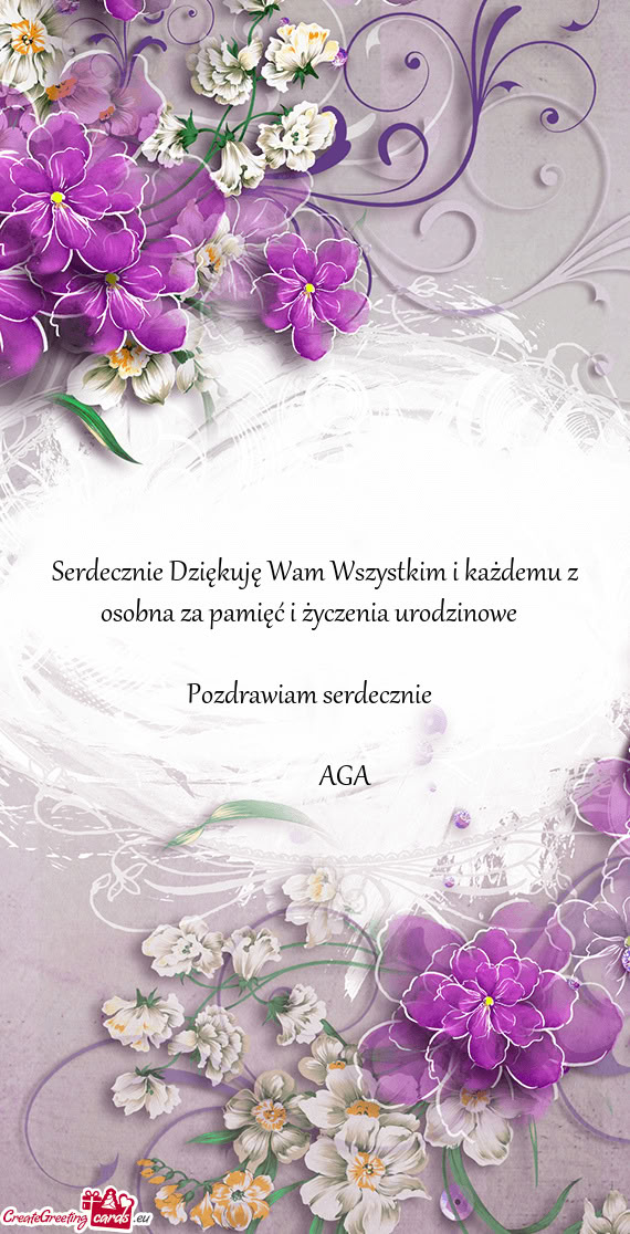 Serdecznie Dziękuję Wam Wszystkim i każdemu z osobna za pamięć i życzenia urodzinowe🙂