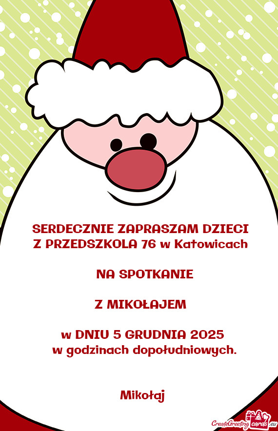 SERDECZNIE ZAPRASZAM DZIECI