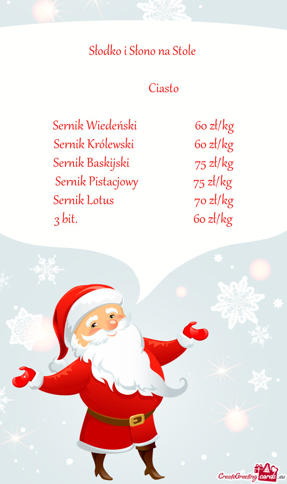 Sernik Królewski      60 zł/kg