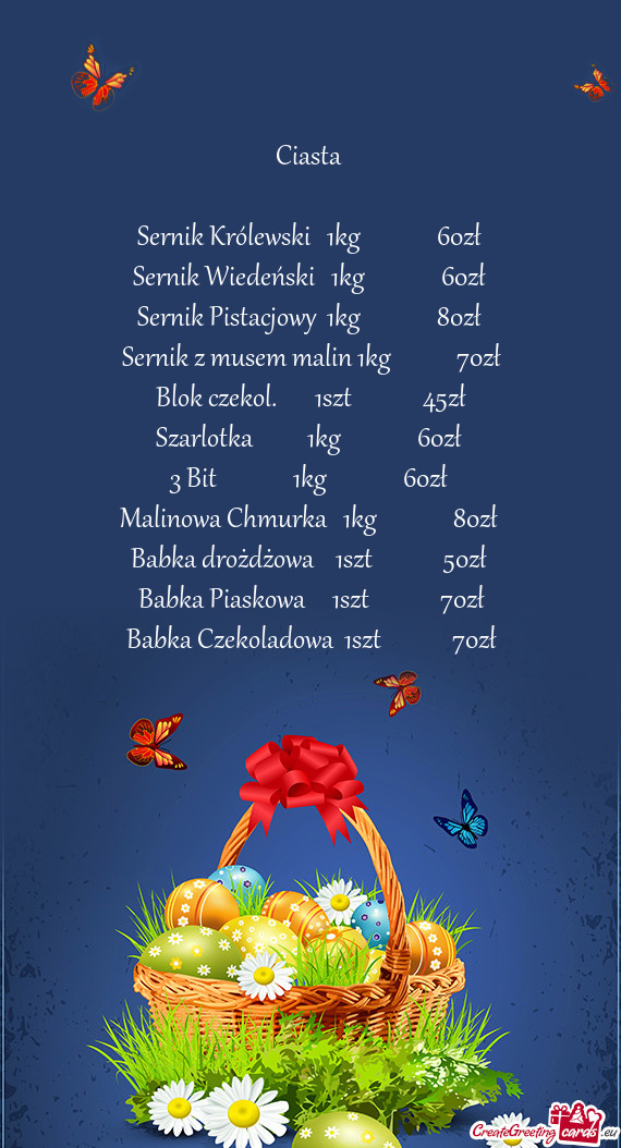 Sernik Wiedeński 1kg    60zł