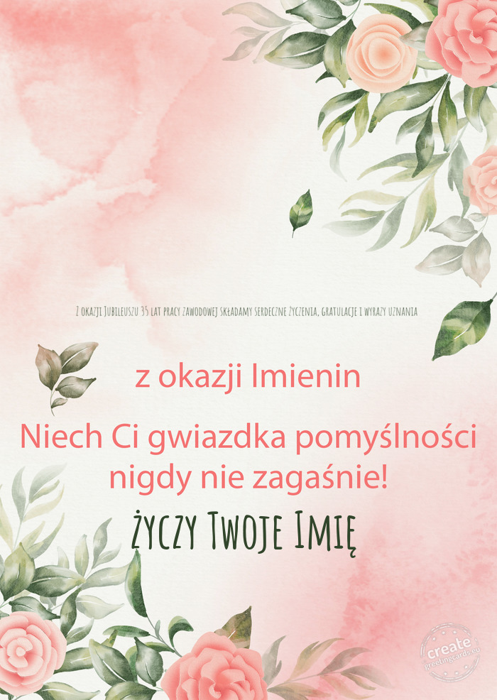 Sfakcji z wykonywanego zawodu, a także bodźcem do dalszego działania. Niech kolejne lata pracy up