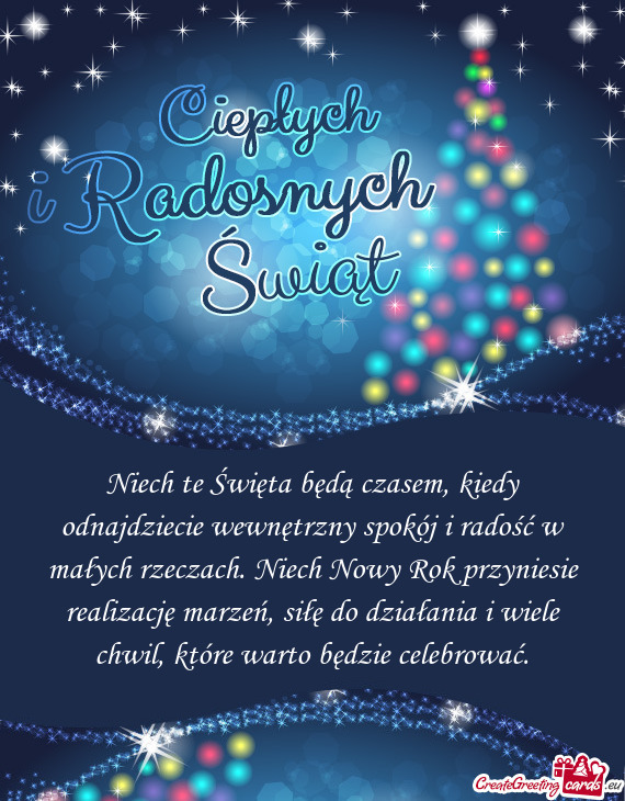 Siłę do działania i wiele chwil