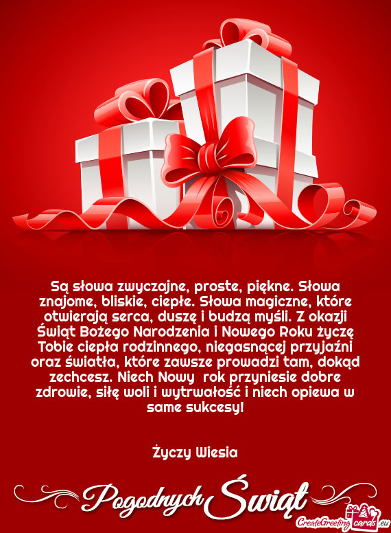 Siłę woli i wytrwałość i niech opiewa w same sukcesy!  Wiesia