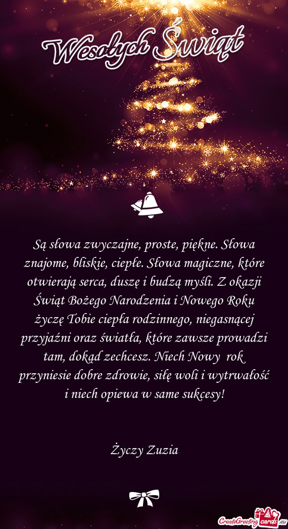 Siłę woli i wytrwałość i niech opiewa w same sukcesy!  Zuzia