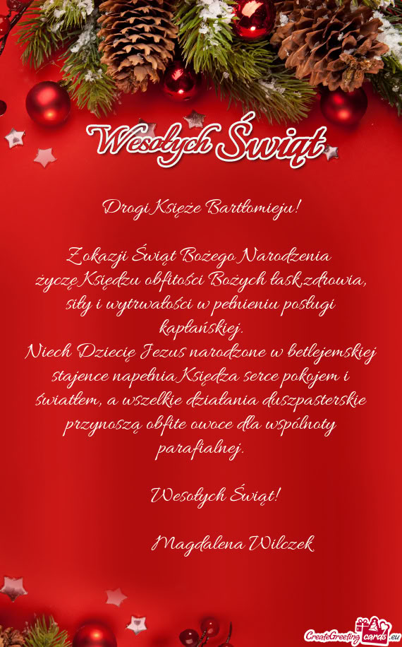 Siły i wytrwałości w pełnieniu posługi kapłańskiej