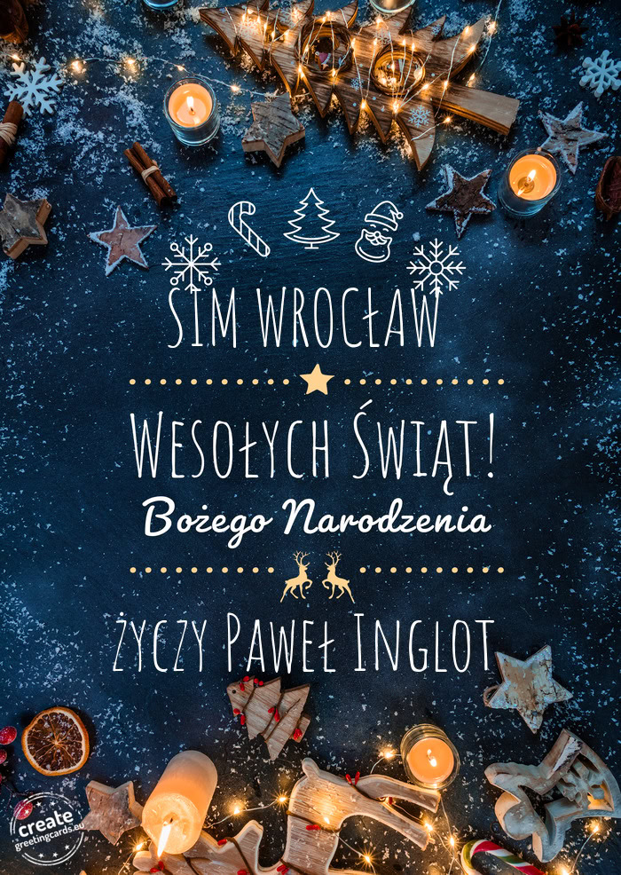 SIM WROCŁAW Wesołych Świąt Paweł Inglot