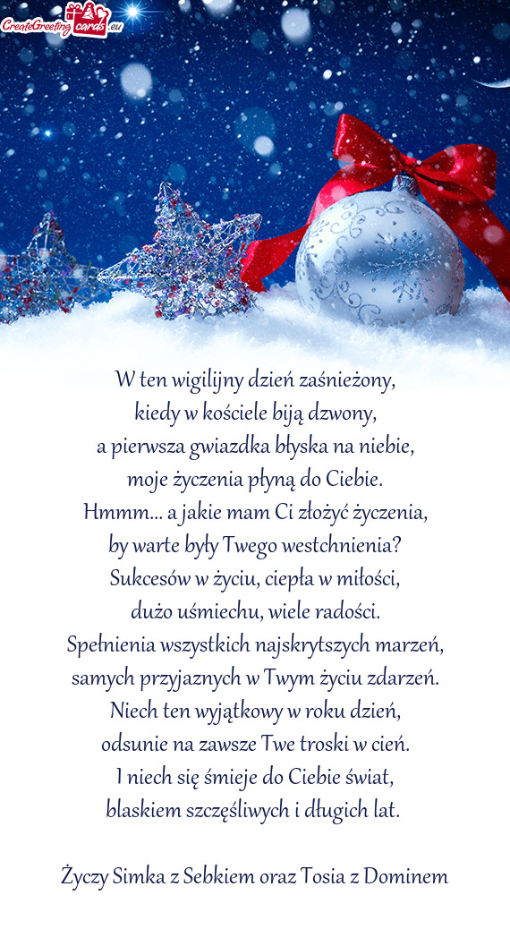 Simka z Sebkiem oraz Tosia z Dominem