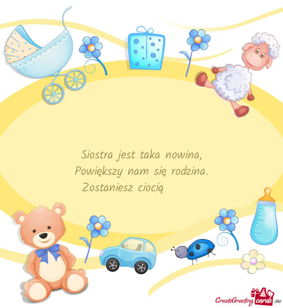 Siostra jest taka nowina