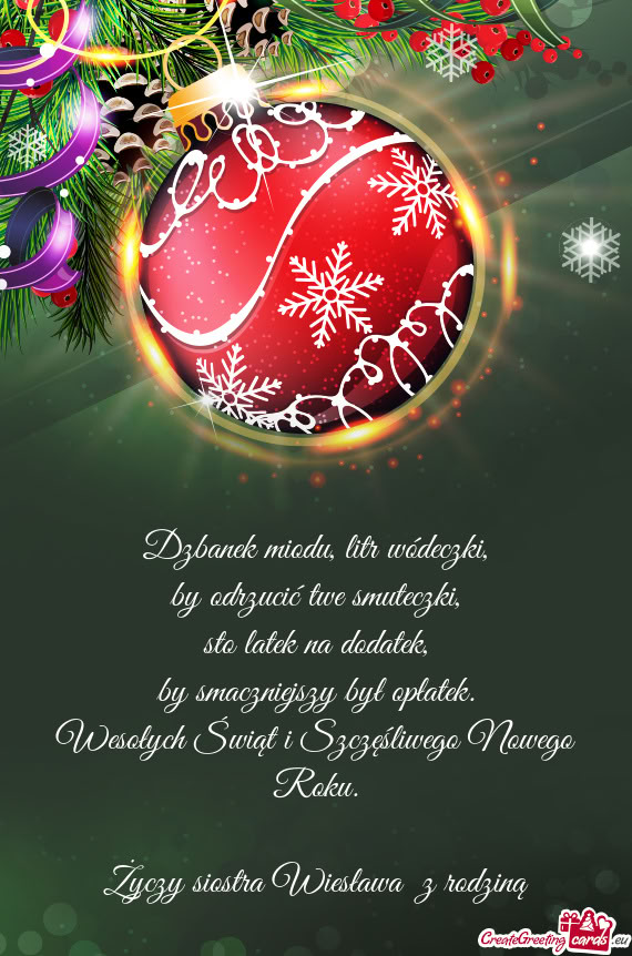 Siostra Wiesława z rodziną