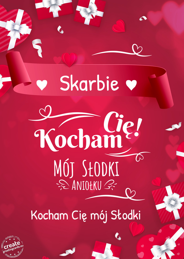 ♥️ Skarbie ♥️ Kocham Cię Kocham Cię mój Słodki ❣️