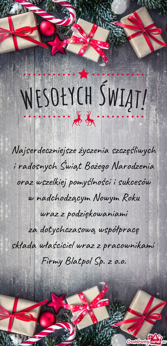 Składa właściciel wraz z pracownikami