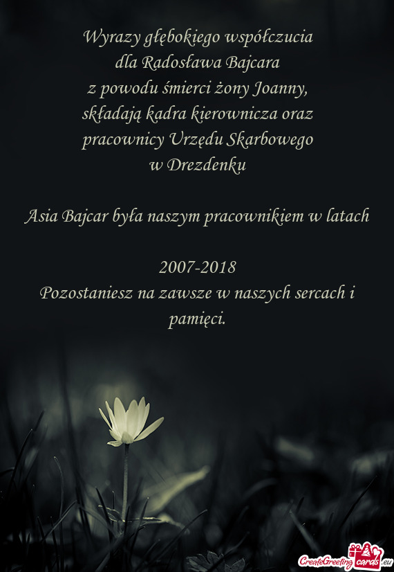 Składają kadra kierownicza oraz