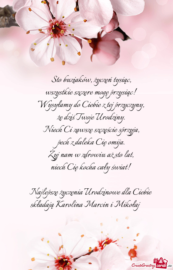 Składają Karolina Marcin i Mikołaj ❤️❤️❤️