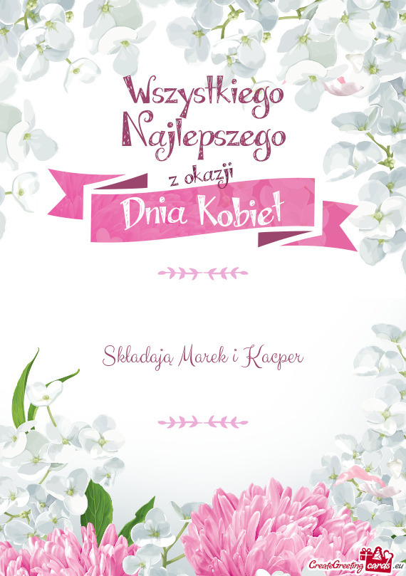 Składają Marek i Kacper