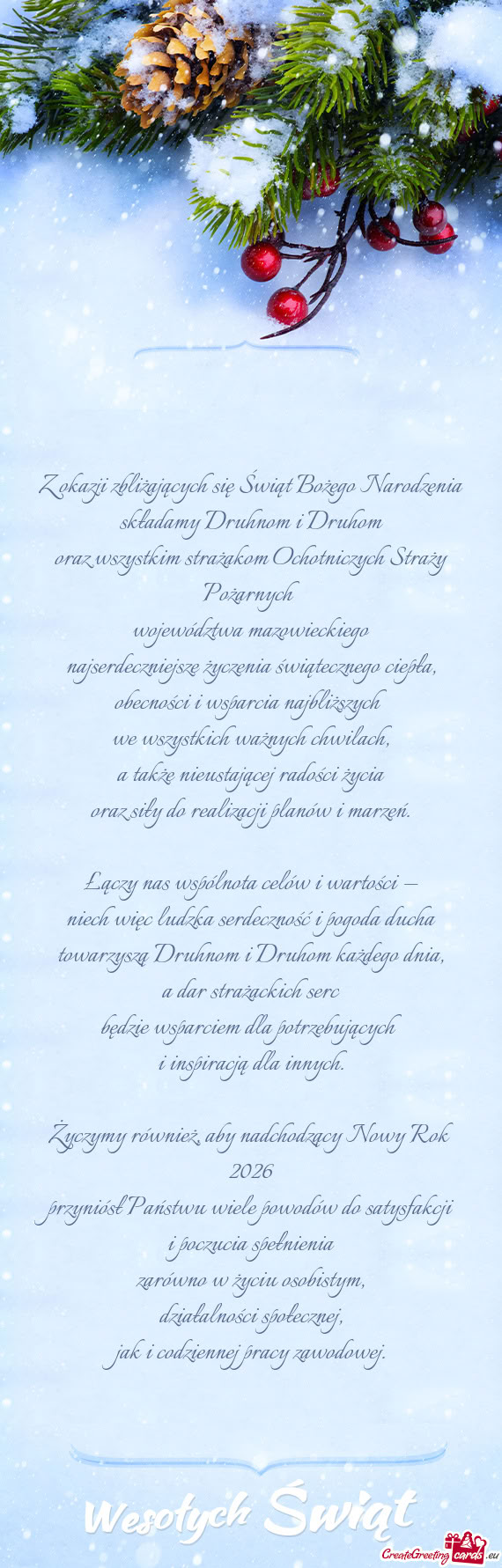 Składamy Druhnom i Druhom