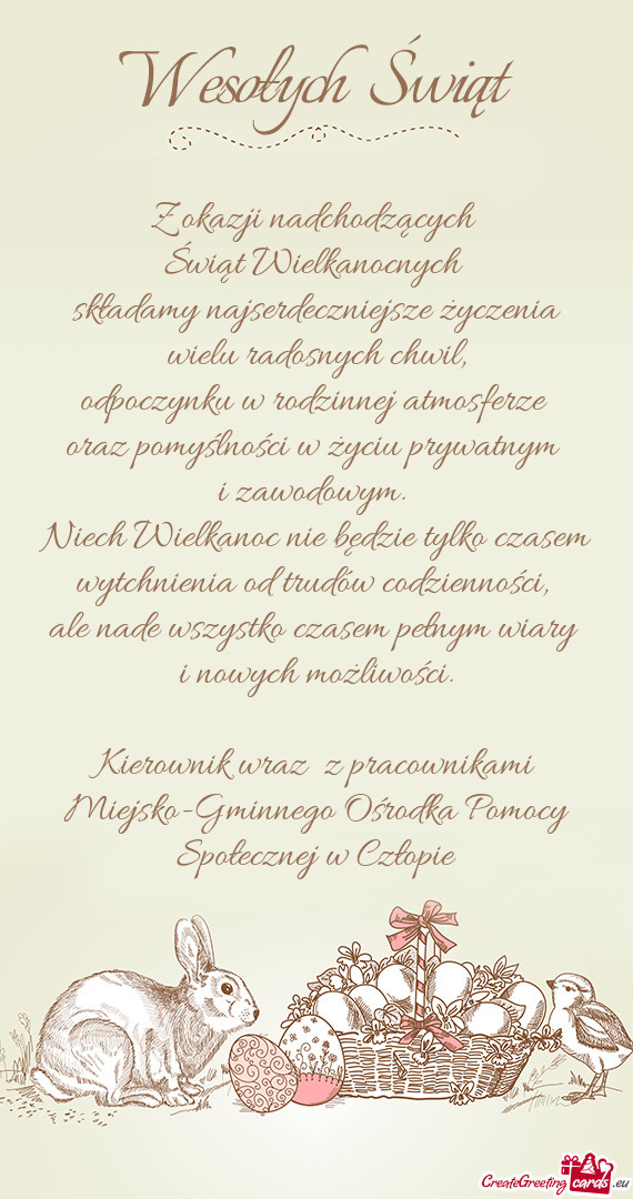 Składamy najserdeczniejsze życzenia wielu radosnych chwil