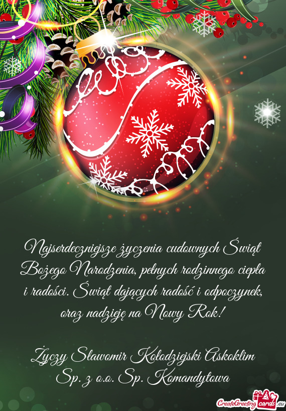 Sławomir Kołodziejski Askoklim Sp. z o.o. Sp. Komandytowa