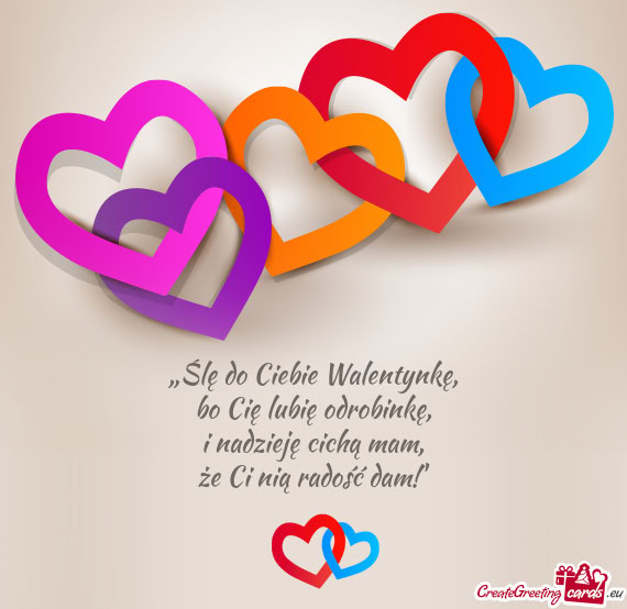 „Ślę do Ciebie Walentynkę