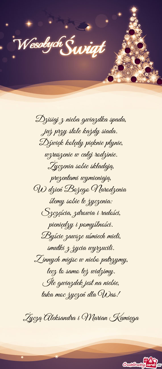 Ślemy sobie te życzenia