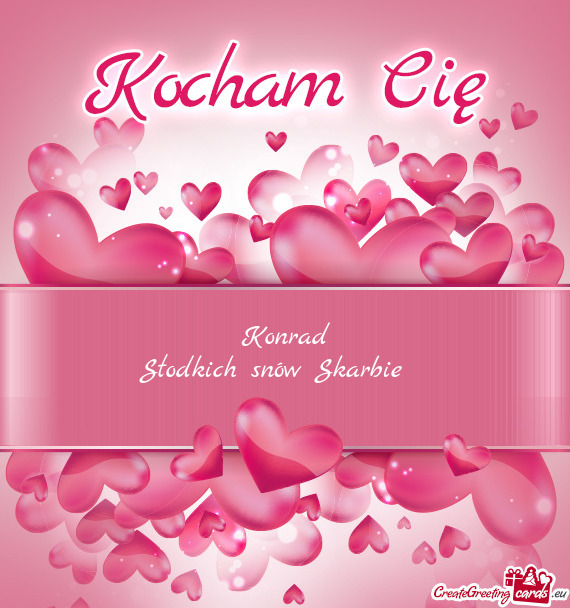 Słodkich snów Skarbie❣️