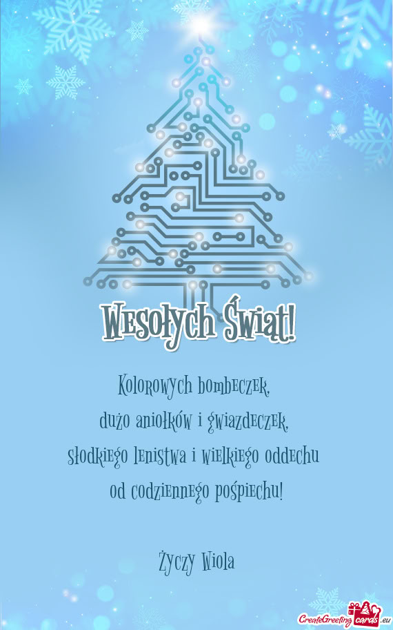 Słodkiego lenistwa i wielkiego oddechu od codziennego pośpiechu! Wiola