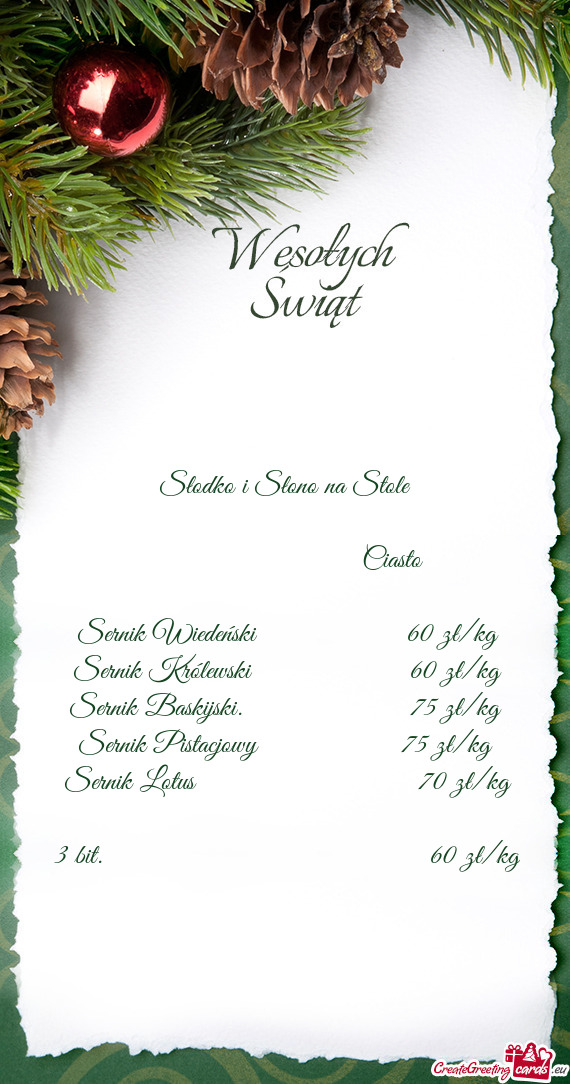 Słodko i Słono na Stole