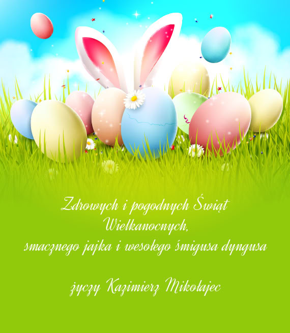 Smacznego jajka i wesołego śmigusa dyngusa Kazimierz Mikołajec