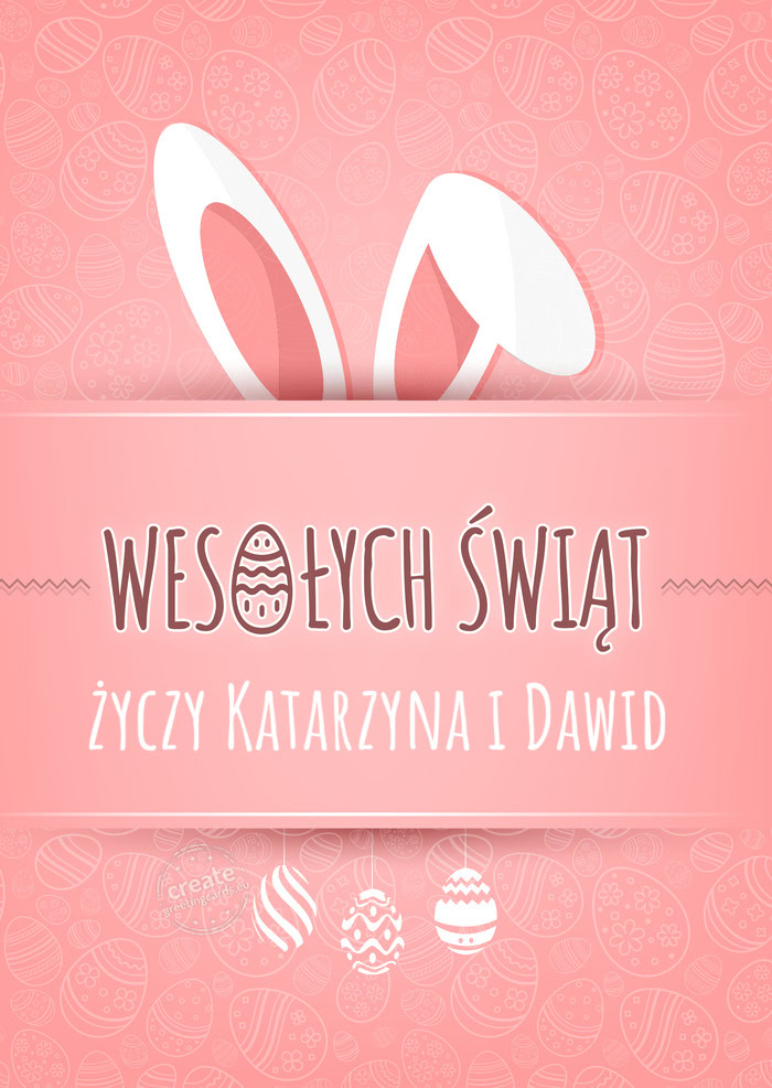 Smacznego jajka Katarzyna i Dawid