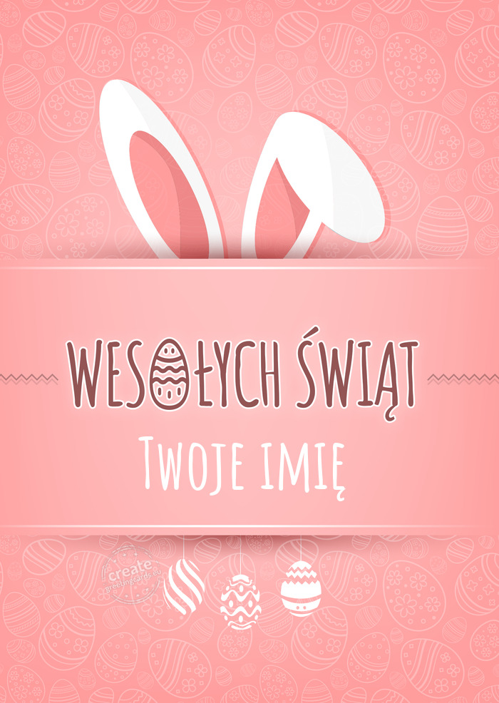 Smacznego jajka Twoje imię