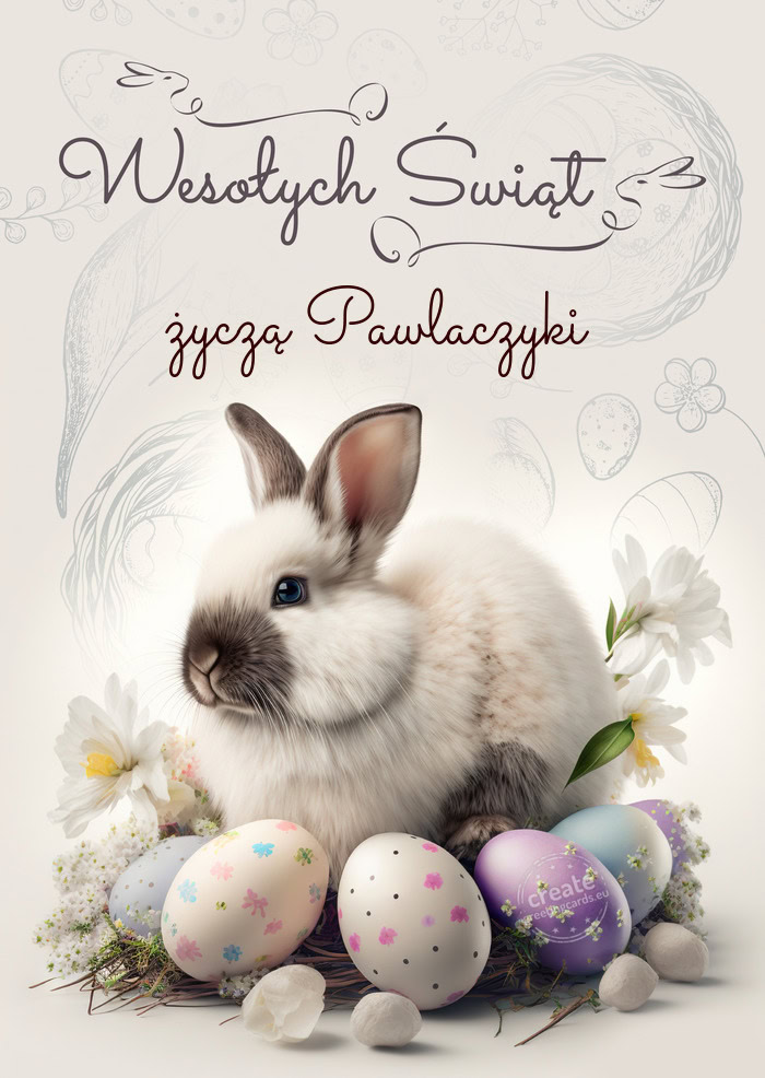 Smacznego jajka życzą Pawlaczyki