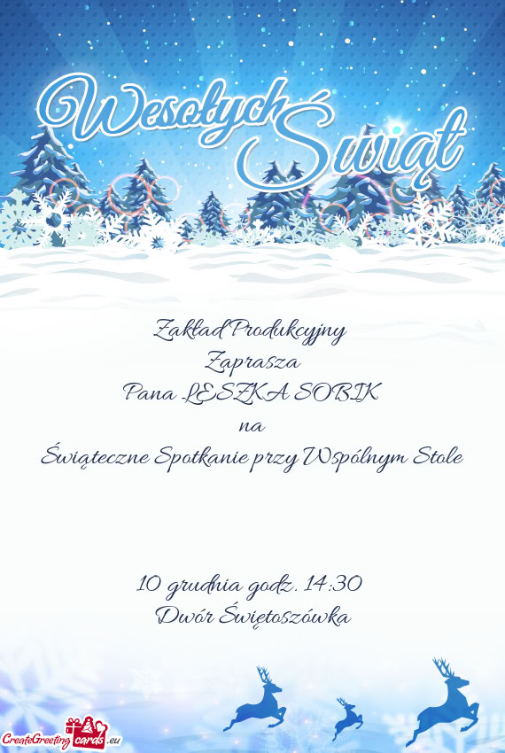 SOBIK na Świąteczne
